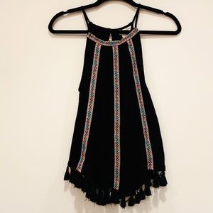 H&M ❤️ Coachella Fringed Festival Tank Top Size 8